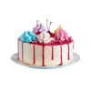 Cherry cream cake